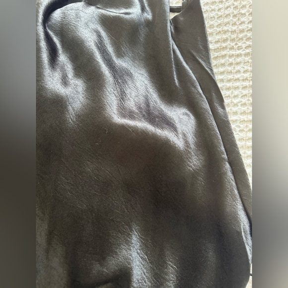 Black Satin Maxi Dress - Picture 6 of 7